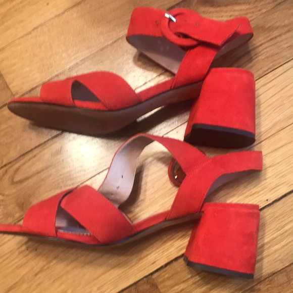 🍸Host Pick🥂J. Crew Red Sandals - Picture 11 of 13